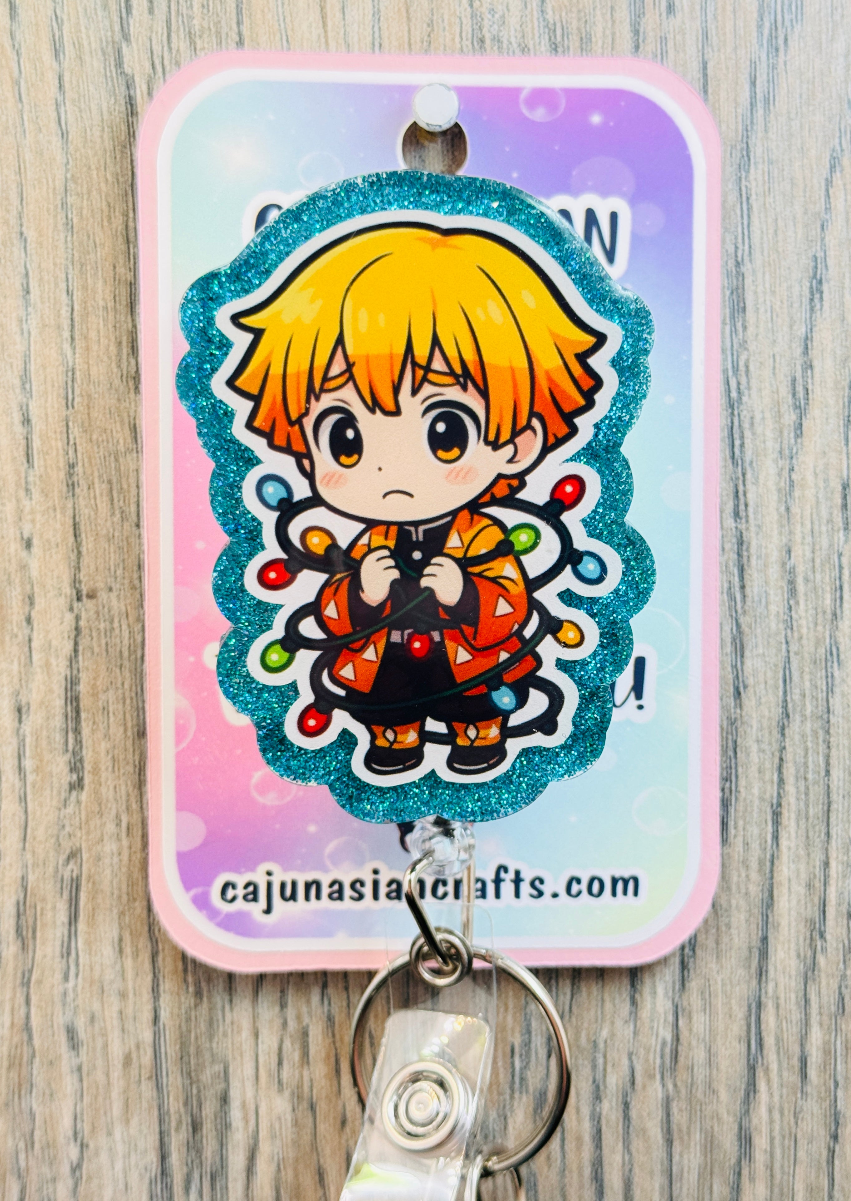 Christmas Demon Anime Inspired Badge Reel