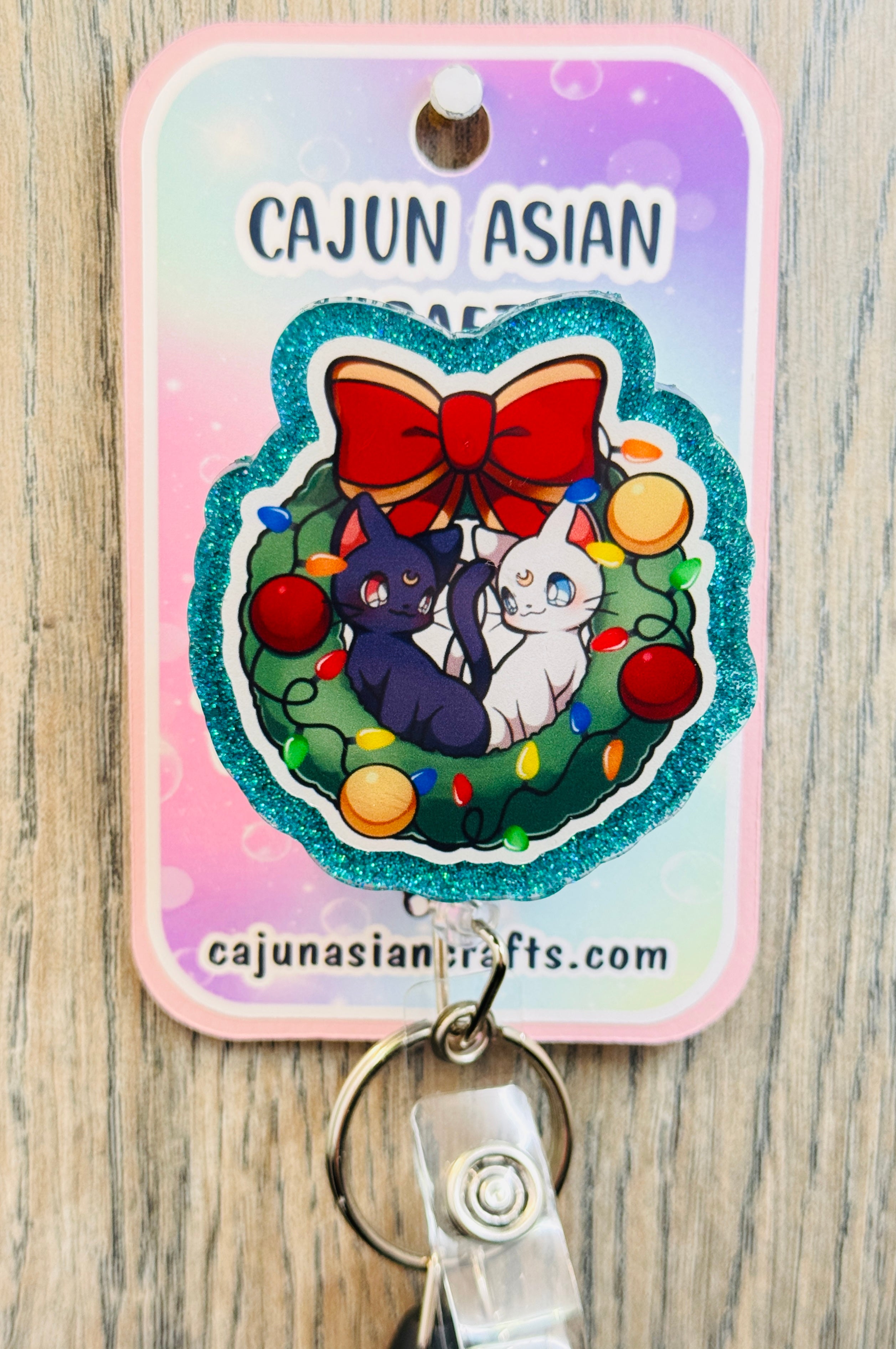 Christmas Reef Poke Anime Inspired Badge Reel