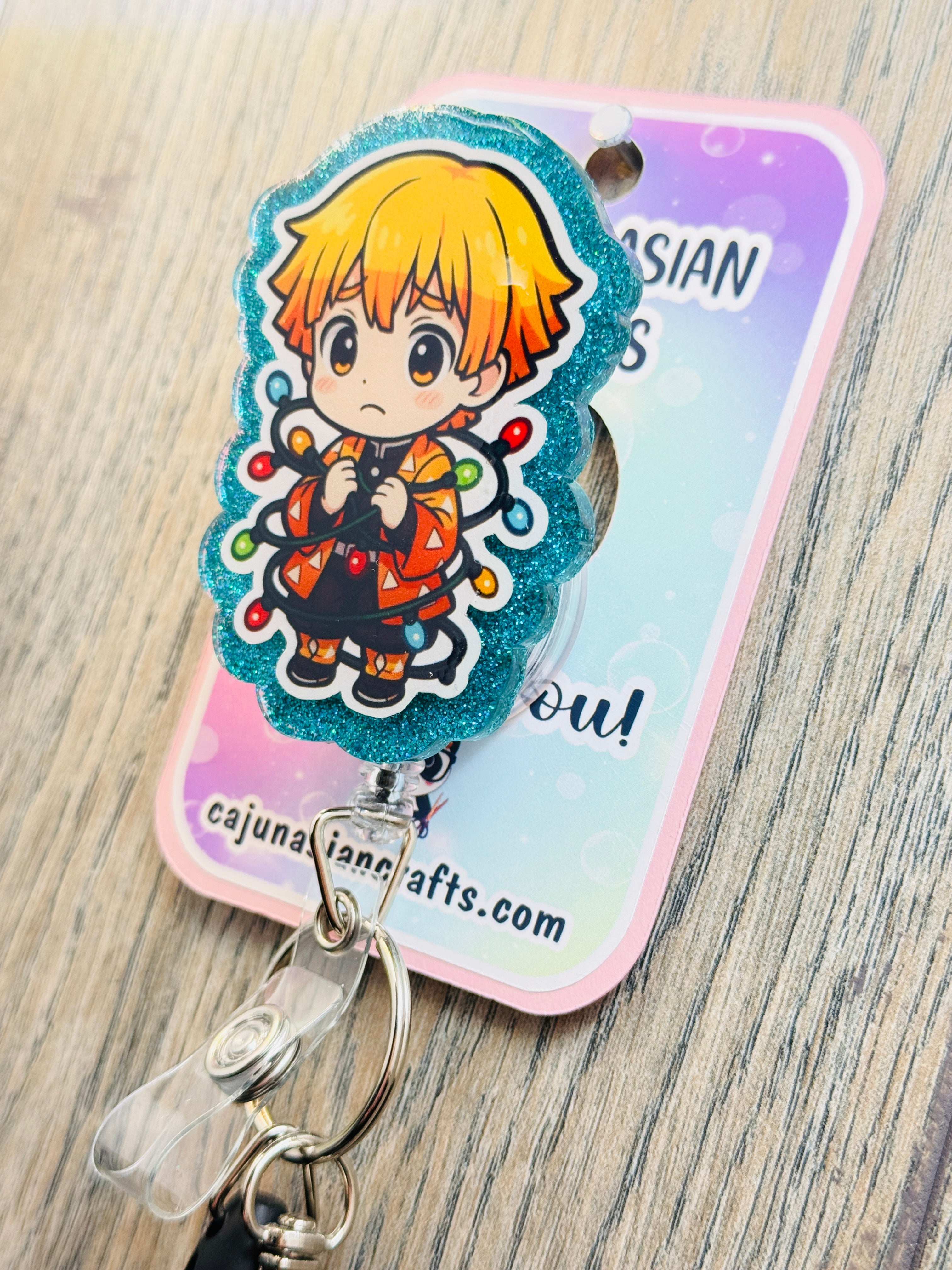 Christmas Demon Anime Inspired Badge Reel