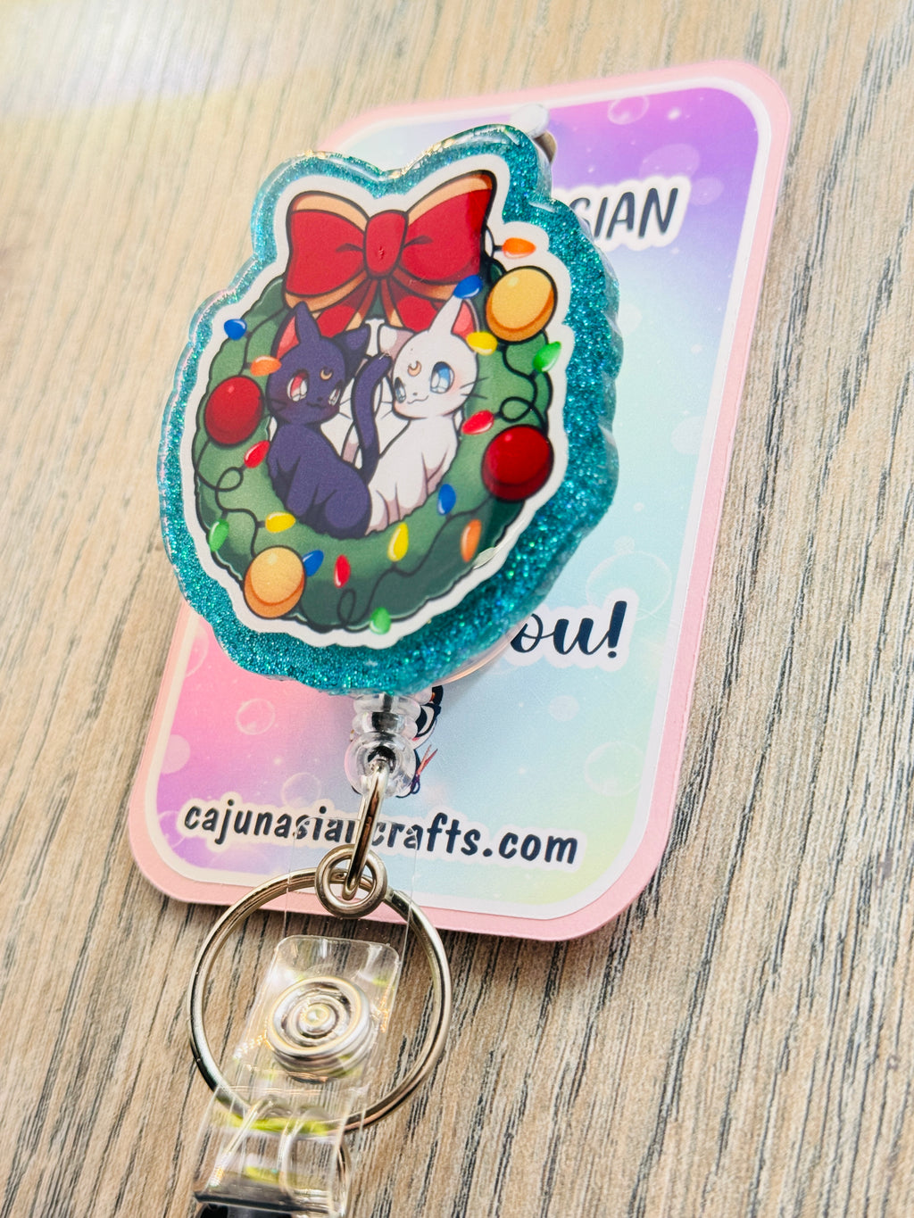 Christmas Reef Poke Anime Inspired Badge Reel