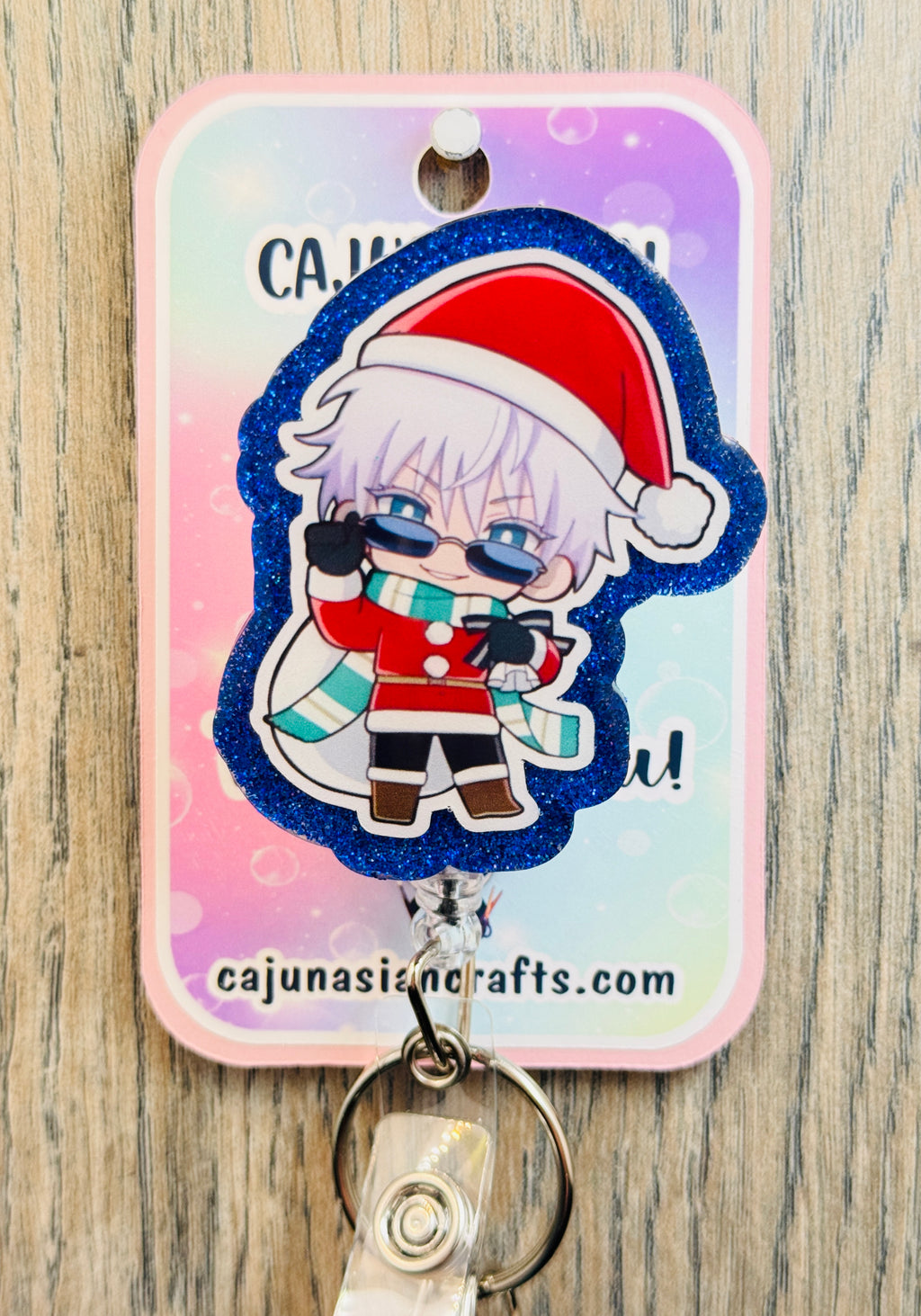 Christmas Jujitsu Anime Inspired Badge Reel