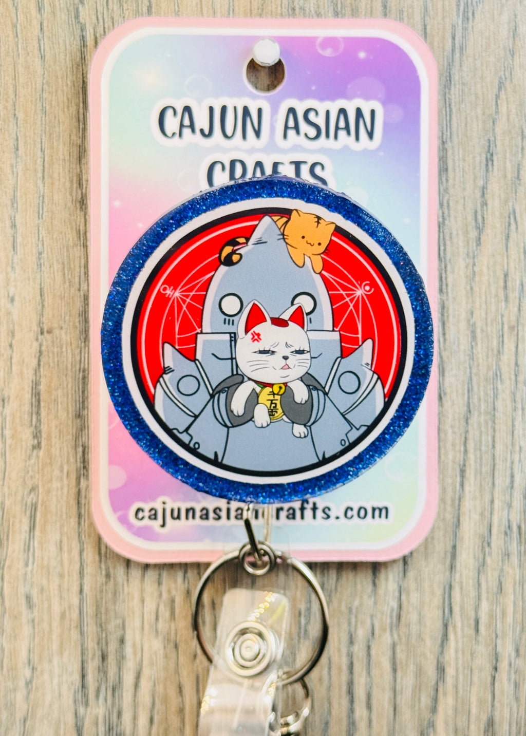 Alchemist/Granny Cat Fusion Inspired Badge Reel