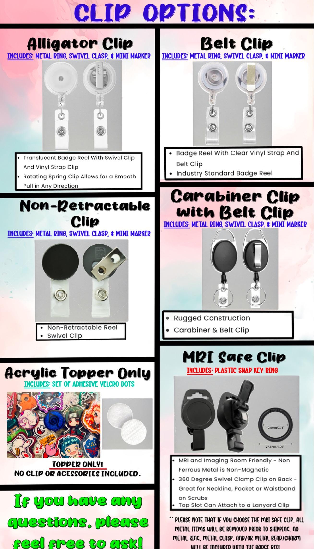 Anime Inspired Badge Reel