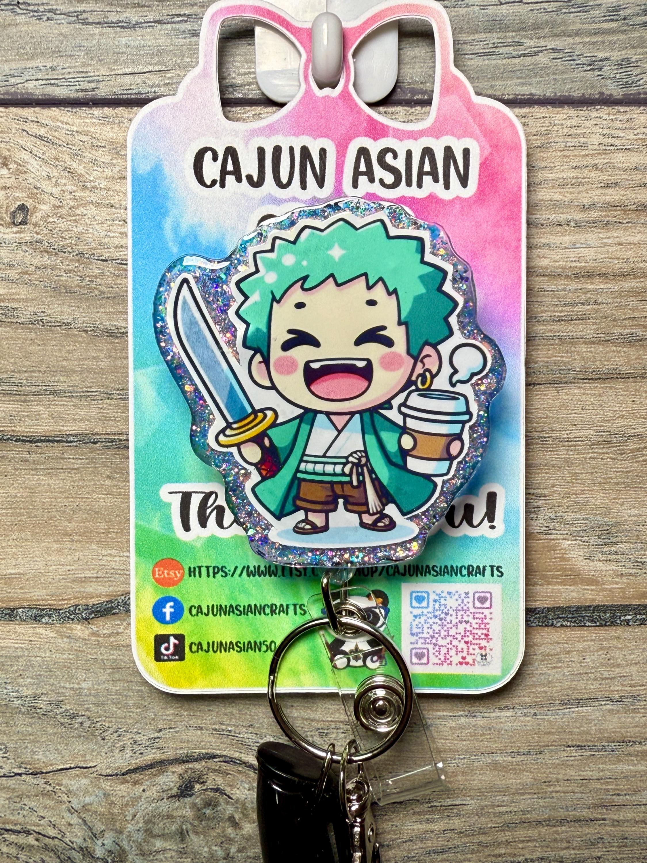 Cute Pirate Z Badge Reel/ID Clip Retractable-(Alligator, Belt, MRI Safe, Carabiner Clips) & Non-Retractable Clips