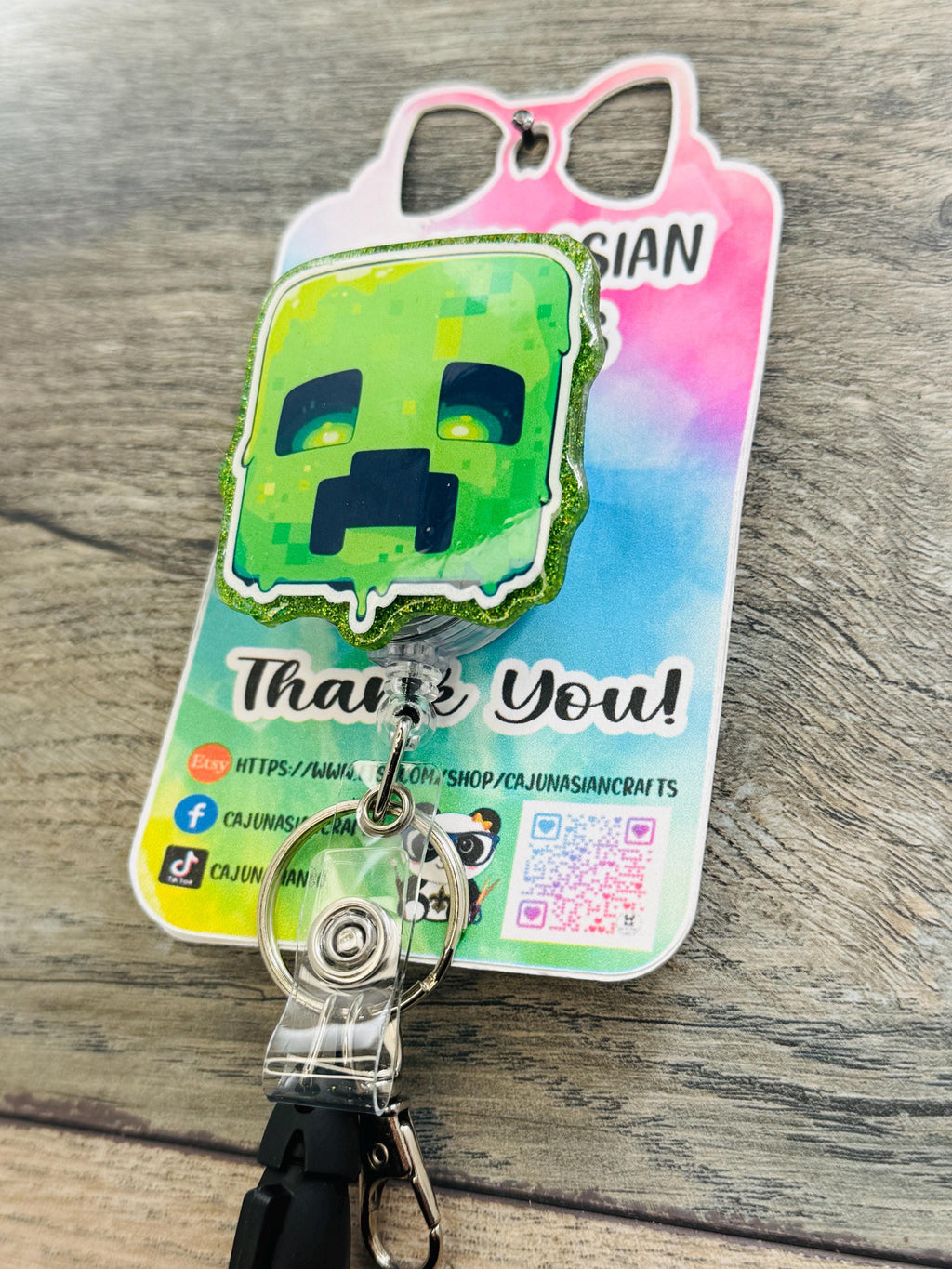 Creeper Head Badge Reel/ID Clip-Retractable Clips-(Alligator, Belt, MRI Safe, Carabiner) & Non-Retractable Clips