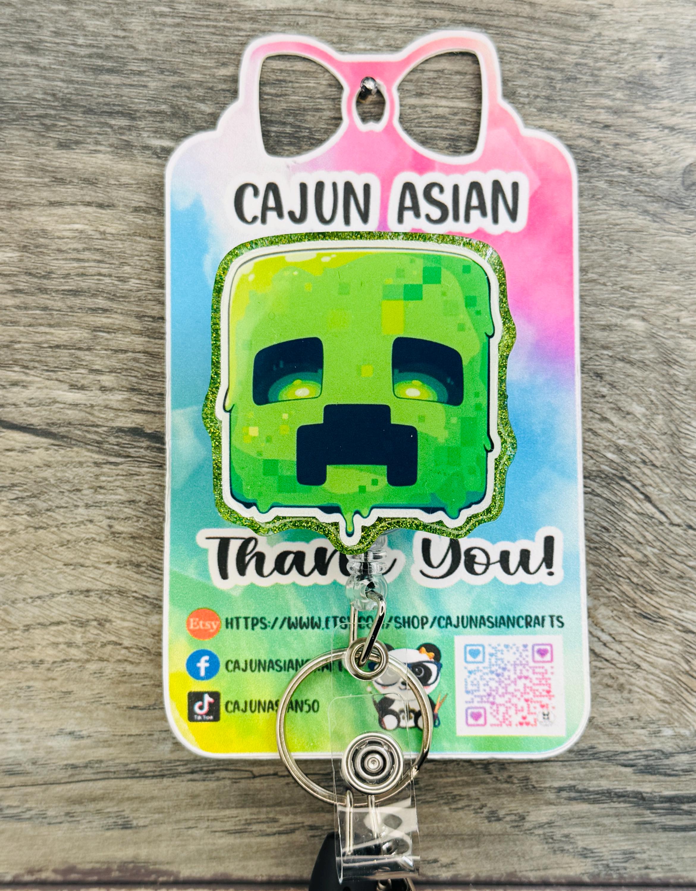 Creeper Head Badge Reel/ID Clip-Retractable Clips-(Alligator, Belt, MRI Safe, Carabiner) & Non-Retractable Clips