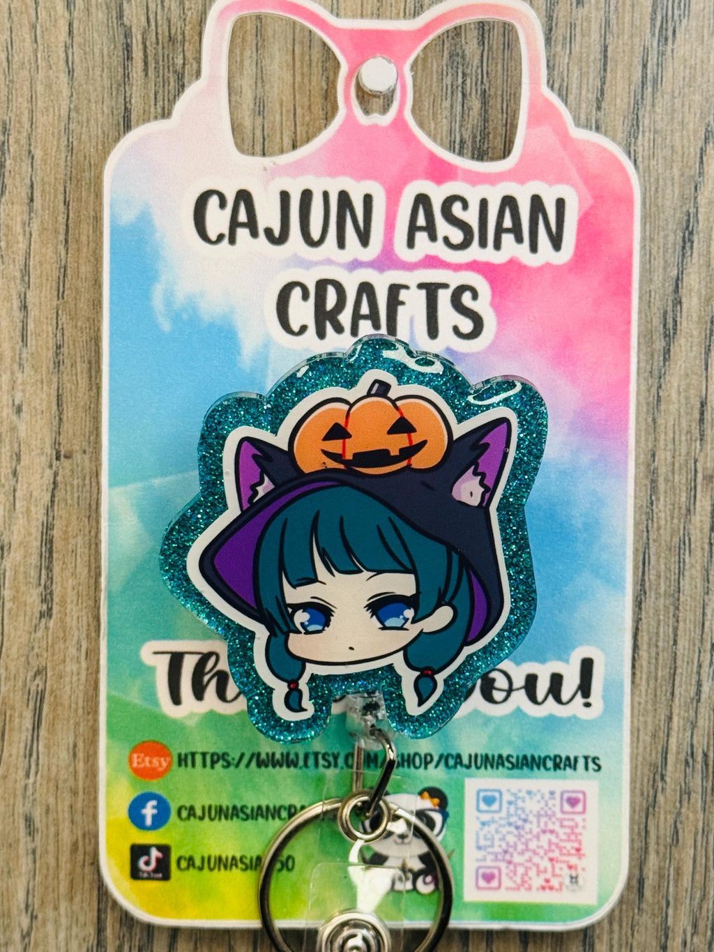 Halloween Apothecary Anime Badge Reel/ID Clip/Holder-Retractable Clips-(Alligator, Belt, MRI Safe, Carabiner) & Non-Retractable Clips