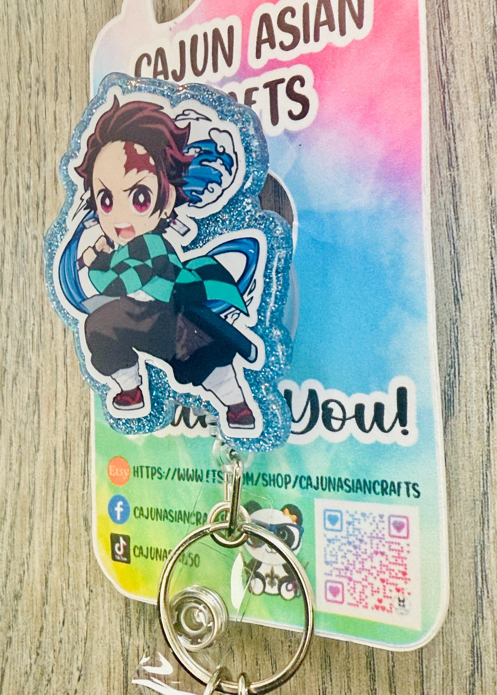 Demon Anime Badge Reel/ID Clip Retractable-(Alligator, Belt, MRI Safe, Carabiner Clips) & Non-Retractable Clips