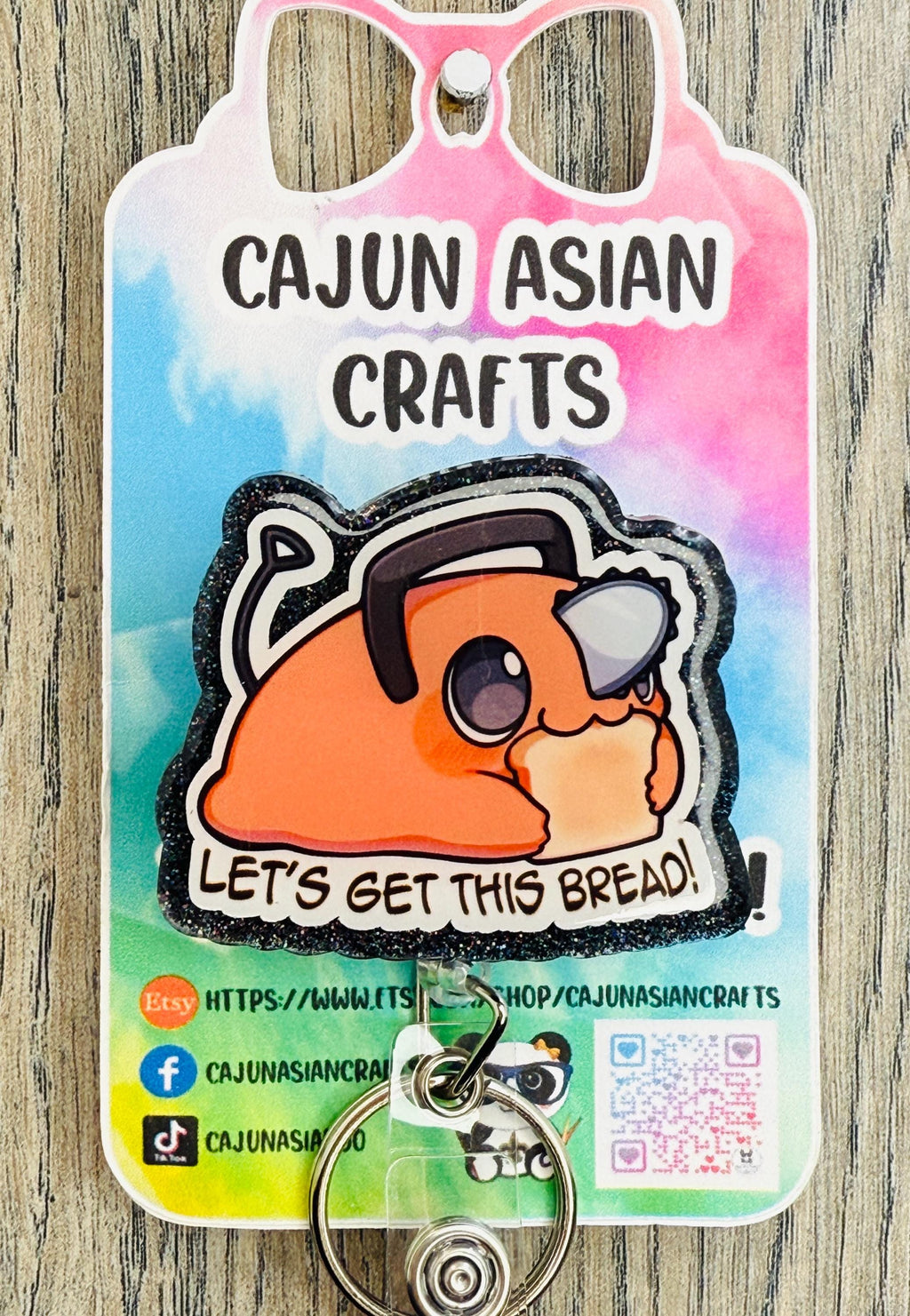 Anime Dog Inspired Badge Reel/ID Clip Retractable-(Alligator, Belt, MRI Safe, Carabiner Clips) & Non-Retractable Clips