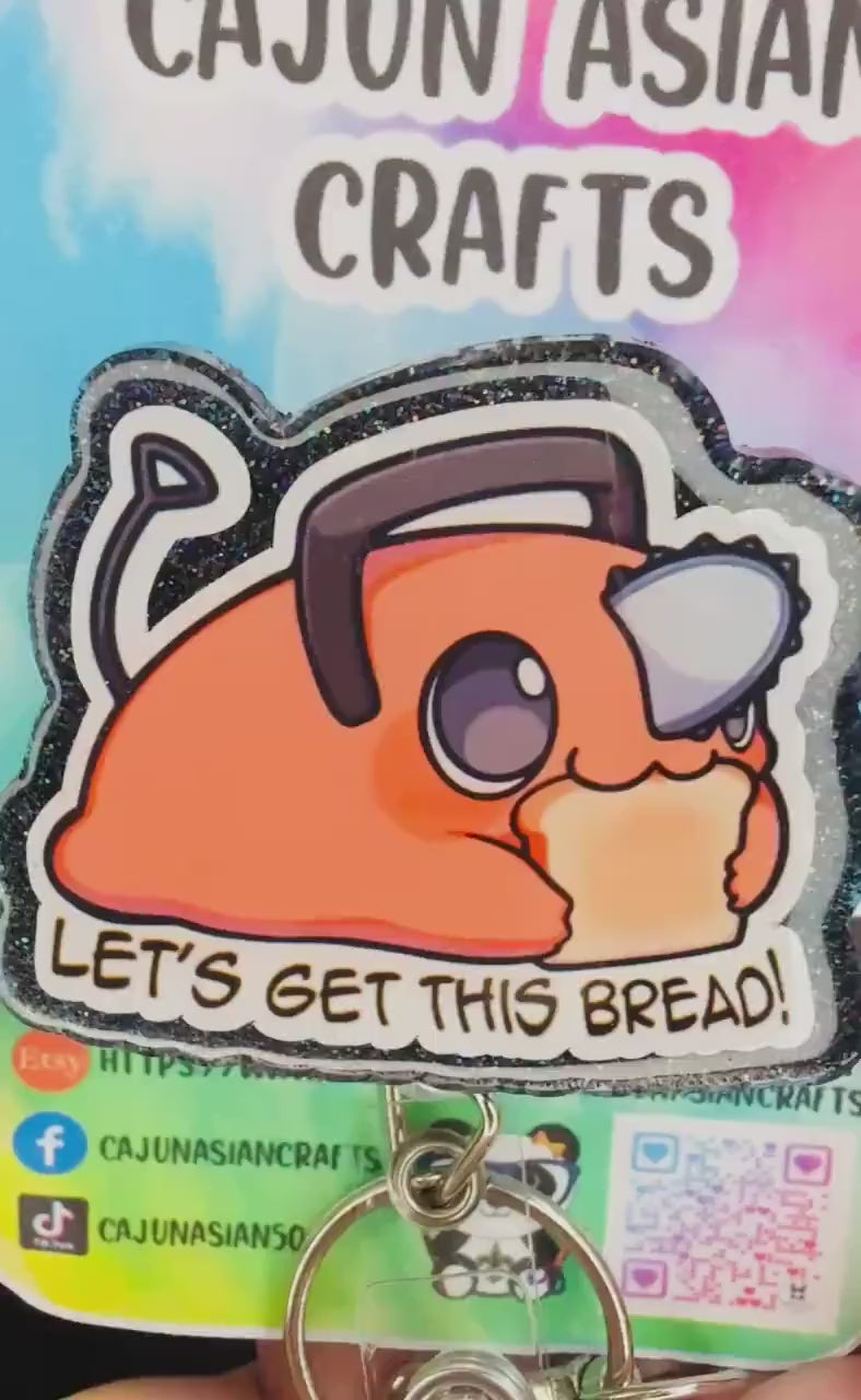 Anime Dog Inspired Badge Reel/ID Clip Retractable-(Alligator, Belt, MRI Safe, Carabiner Clips) & Non-Retractable Clips